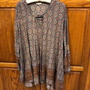 Size large Super flowy tunic